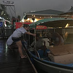 Volunteers helping out